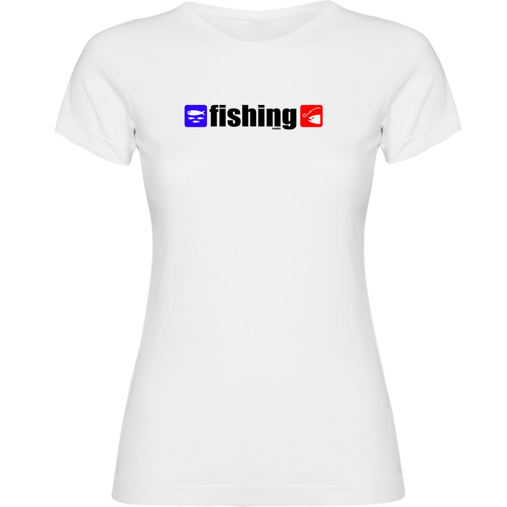 Kruskis Fishing Short Sleeve T-shirt Weiß 2XL Frau Kruskis Fishing Short Sleeve T-shirt Weiß 2XL Frau von Kruskis