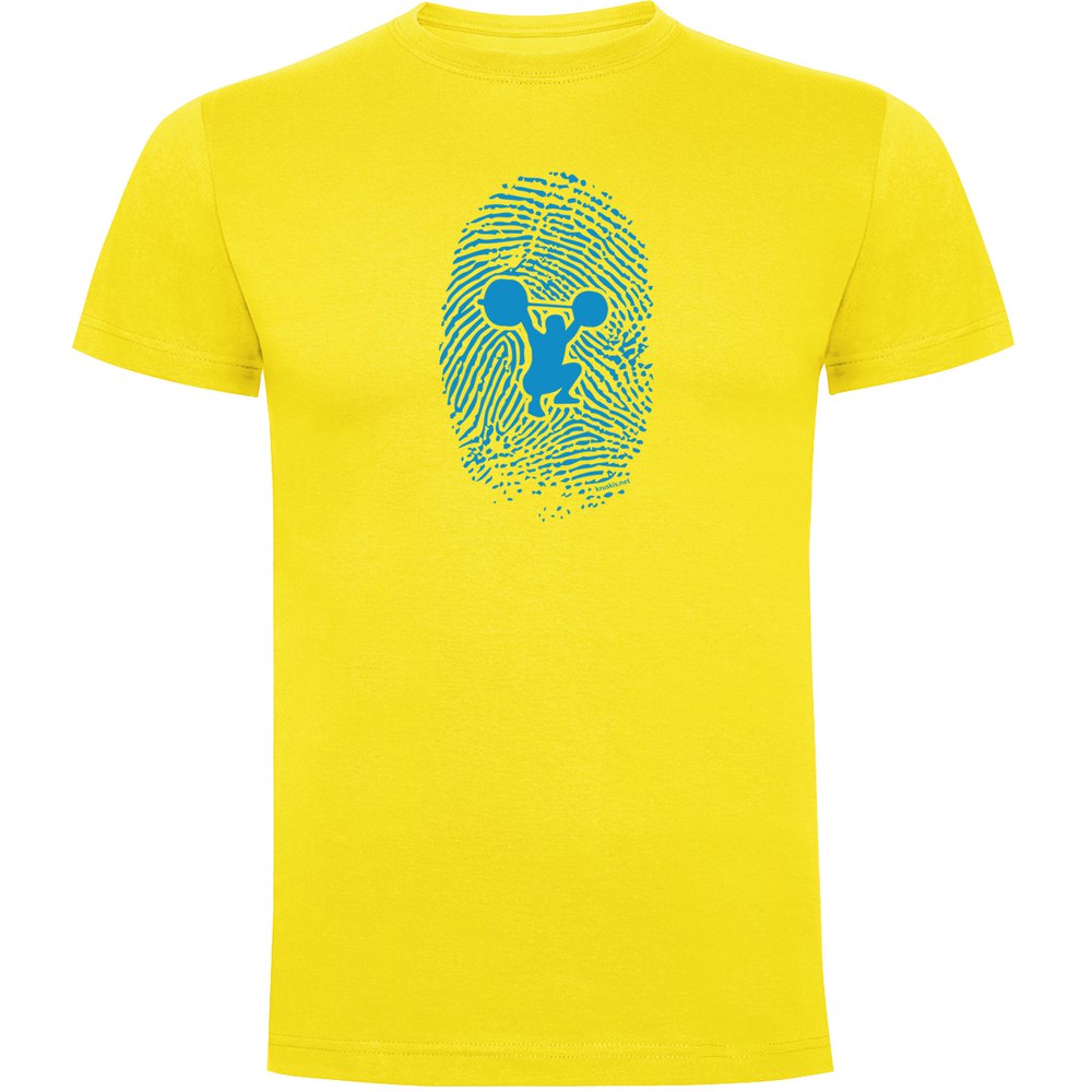 Kruskis Fitness Fingerprint Short Sleeve T-shirt Gelb S Mann Kruskis Fitness Fingerprint Short Sleeve T-shirt Gelb S Mann von Kruskis