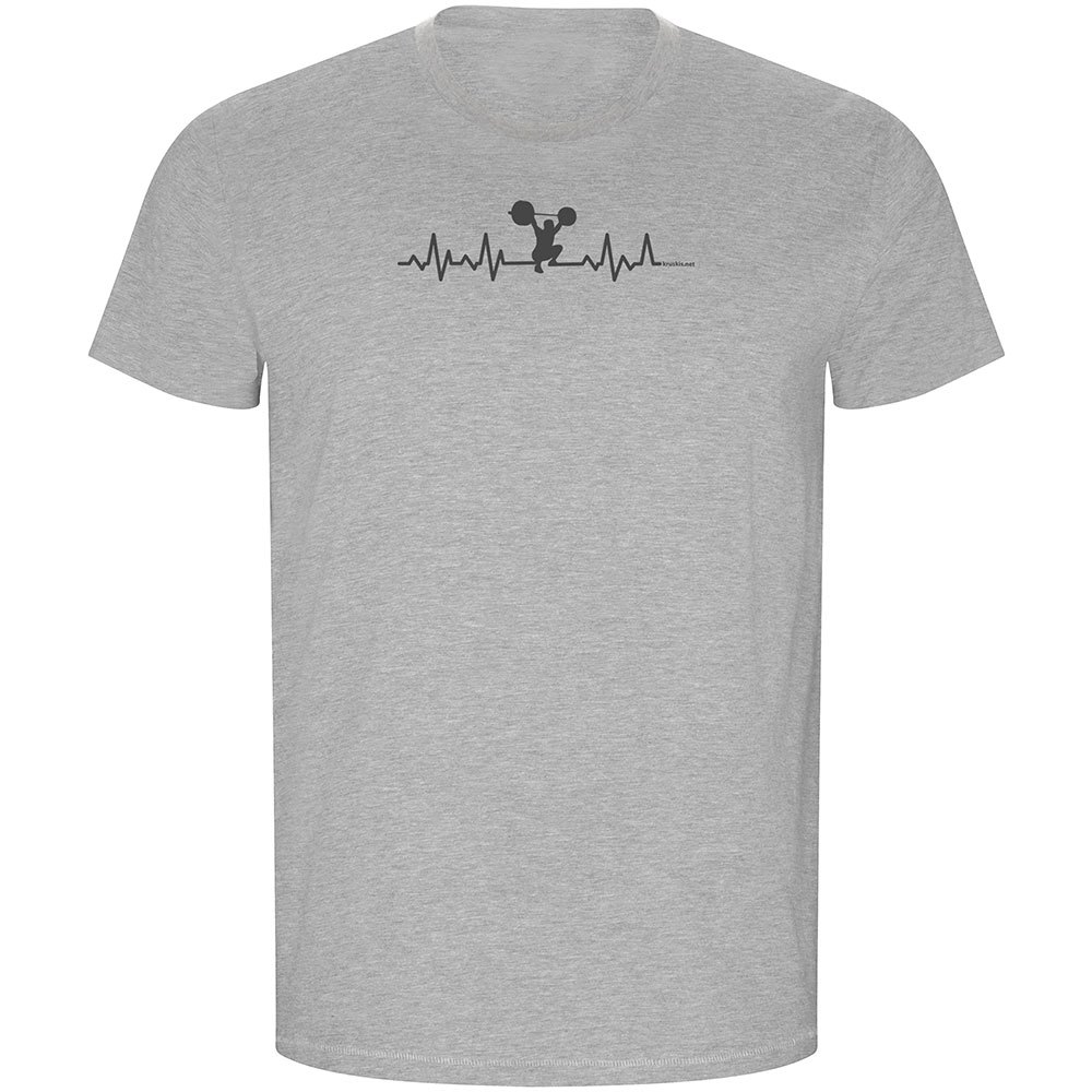 Kruskis Fitness Heartbeat Eco Short Sleeve T-shirt Grau S Mann Kruskis Fitness Heartbeat Eco Short Sleeve T-shirt Grau S Mann von Kruskis