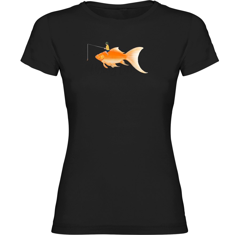 Kruskis Flying Fish Short Sleeve T-shirt Schwarz S Frau Kruskis Flying Fish Short Sleeve T-shirt Schwarz S Frau von Kruskis