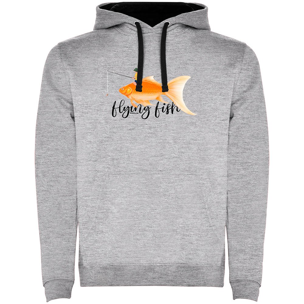 Kruskis Flying Fish Two-colour Hoodie Grau L Mann von Kruskis