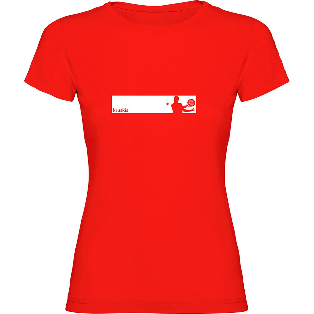 Kruskis Frame Padel Short Sleeve T-shirt Rot XL Frau Kruskis Frame Padel Short Sleeve T-shirt Rot XL Frau von Kruskis