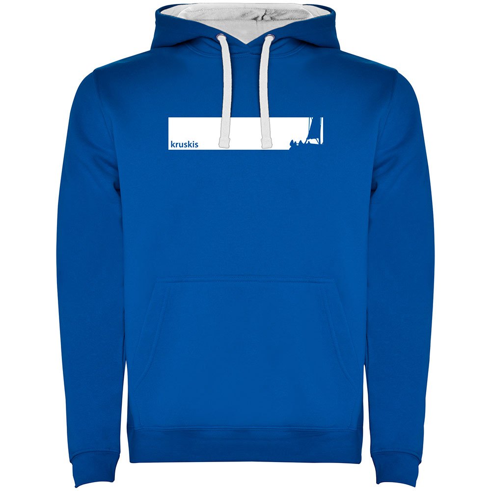 Kruskis Frame Sail Two-colour Hoodie Blau 2XL Mann von Kruskis