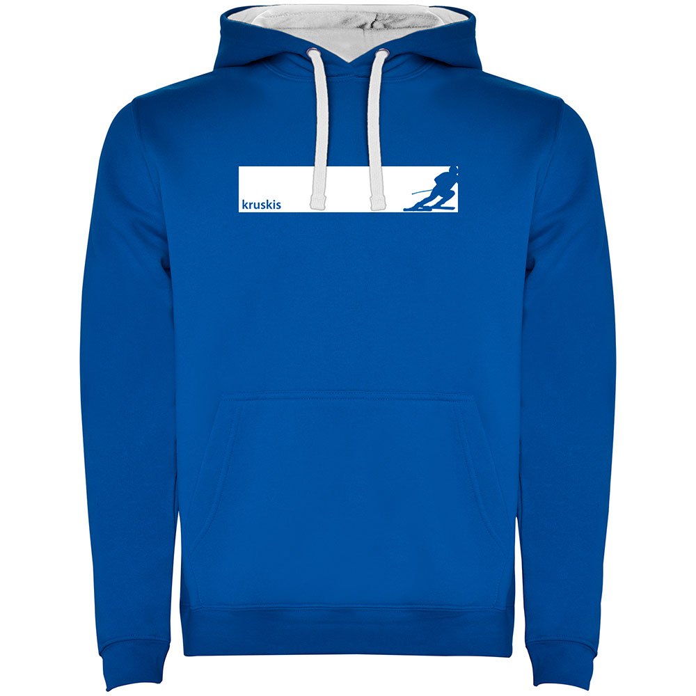 Kruskis Frame Ski Two-colour Hoodie Blau 3XL Mann von Kruskis