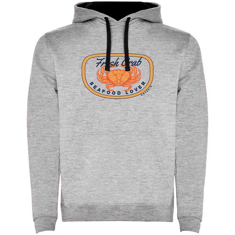 Kruskis Fresh Crab Two-colour Hoodie Grau 3XL Mann von Kruskis