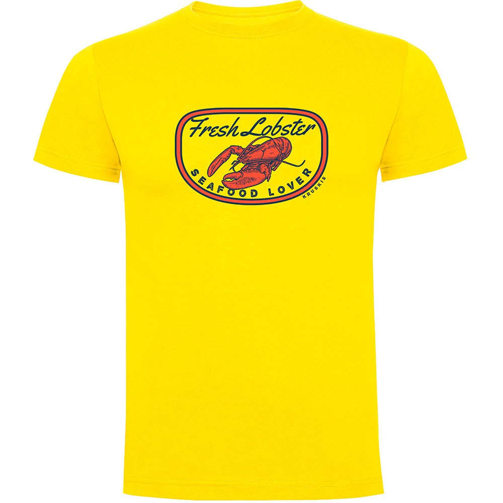 Kruskis Fresh Lobster Short Sleeve T-shirt Gelb M Mann Kruskis Fresh Lobster Short Sleeve T-shirt Gelb M Mann von Kruskis