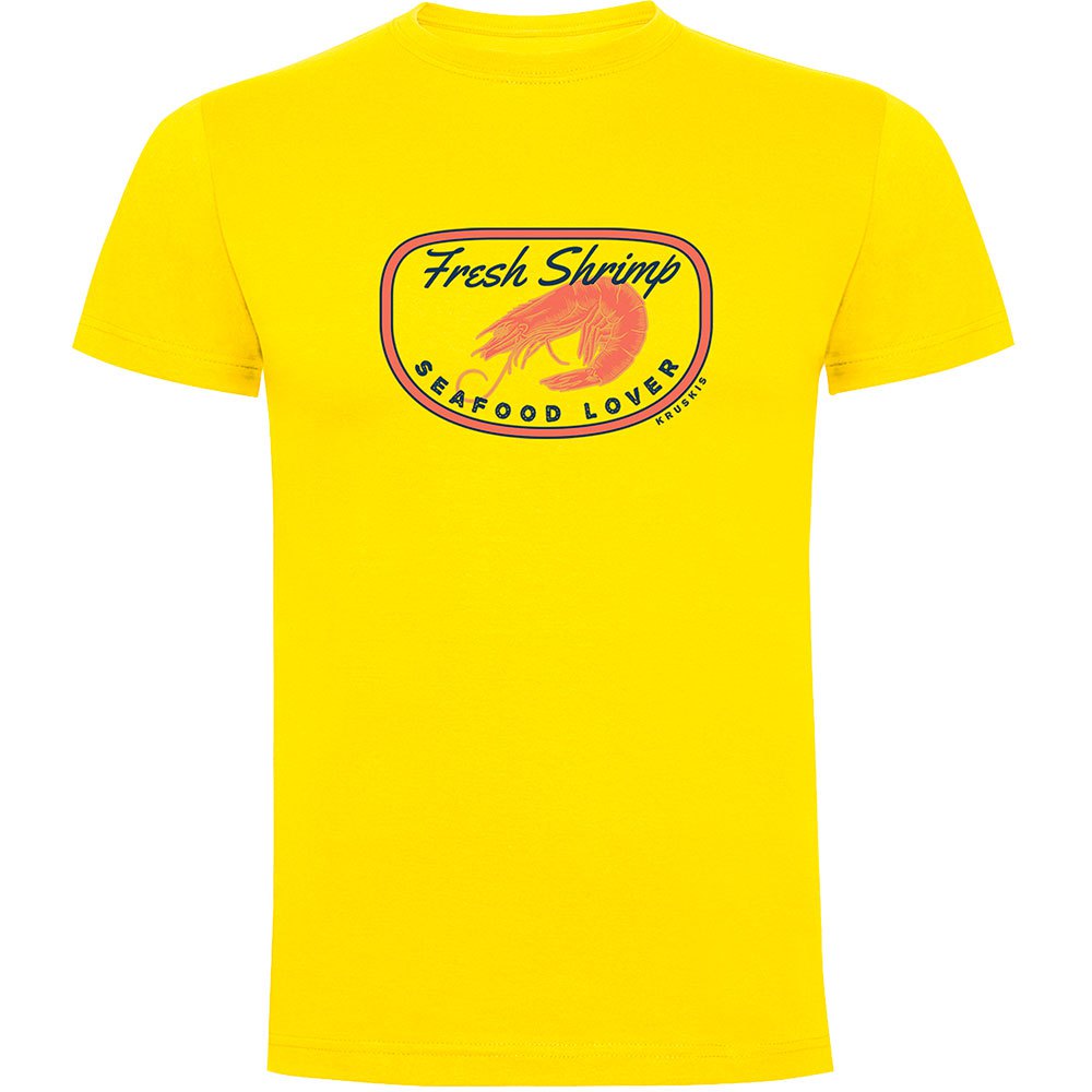 Kruskis Fresh Shrimp Short Sleeve T-shirt Gelb 2XL Mann Kruskis Fresh Shrimp Short Sleeve T-shirt Gelb 2XL Mann von Kruskis