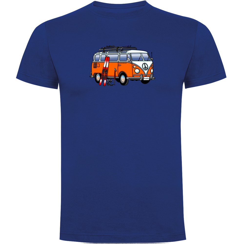 Kruskis Hippie Van Ski Short Sleeve T-shirt Blau XL Mann Kruskis Hippie Van Ski Short Sleeve T-shirt Blau XL Mann von Kruskis