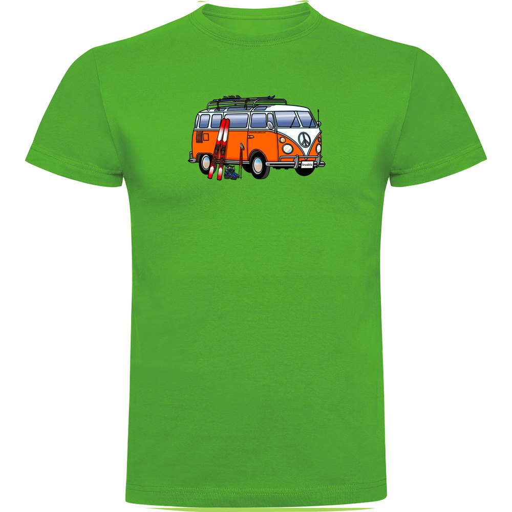 Kruskis Hippie Van Ski Short Sleeve T-shirt Grün S Mann Kruskis Hippie Van Ski Short Sleeve T-shirt Grün S Mann von Kruskis