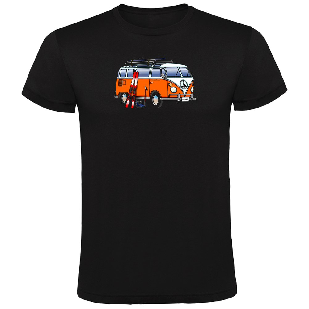Kruskis Hippie Van Ski Short Sleeve T-shirt Schwarz M Mann Kruskis Hippie Van Ski Short Sleeve T-shirt Schwarz M Mann von Kruskis