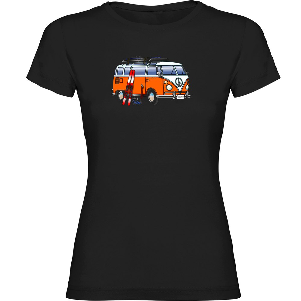 Kruskis Hippie Van Ski Short Sleeve T-shirt Schwarz S Frau Kruskis Hippie Van Ski Short Sleeve T-shirt Schwarz S Frau von Kruskis