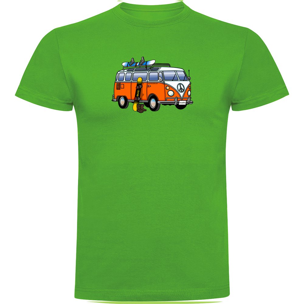 Kruskis Hippie Van Snowboard Short Sleeve T-shirt Grün 3XL Mann Kruskis Hippie Van Snowboard Short Sleeve T-shirt Grün 3XL Mann von Kruskis