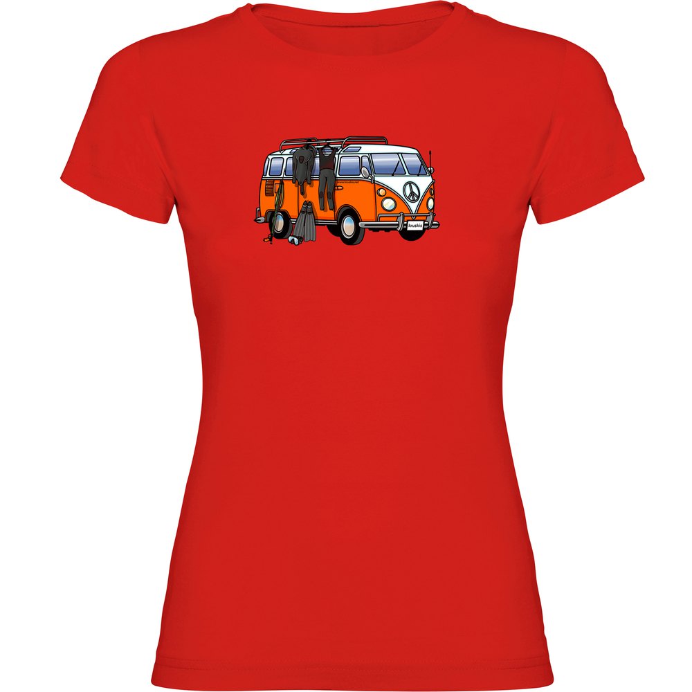 Kruskis Hippie Van Spearfish Damen T-shirt Mit Kurzen Ärmeln Kruskis Hippie Van Spearfish Damen T-shirt Mit Kurzen Ärmeln von Kruskis