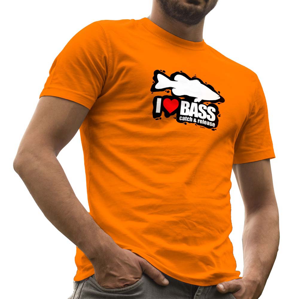Kruskis I Love Bass Short Sleeve T-shirt Orange S Mann Kruskis I Love Bass Short Sleeve T-shirt Orange S Mann von Kruskis