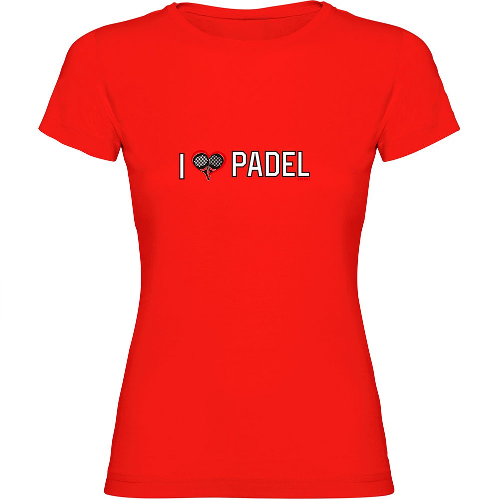 Kruskis I Love Padel Short Sleeve T-shirt Rot XL Frau Kruskis I Love Padel Short Sleeve T-shirt Rot XL Frau von Kruskis