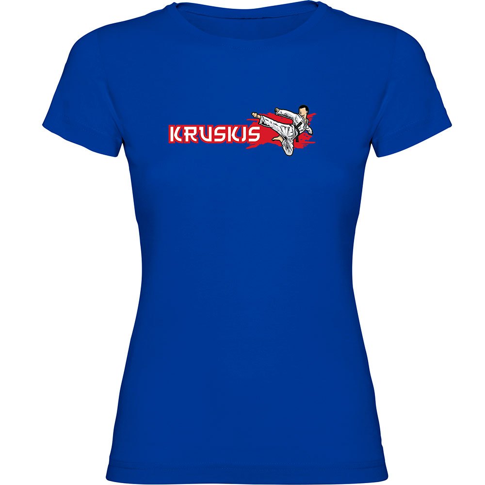 Kruskis Judo Short Sleeve T-shirt Blau S Frau von Kruskis