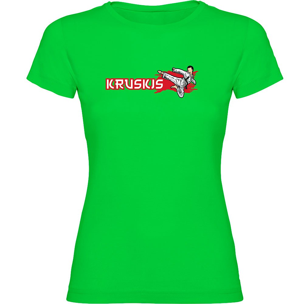 Kruskis Judo Short Sleeve T-shirt Grün M Frau von Kruskis