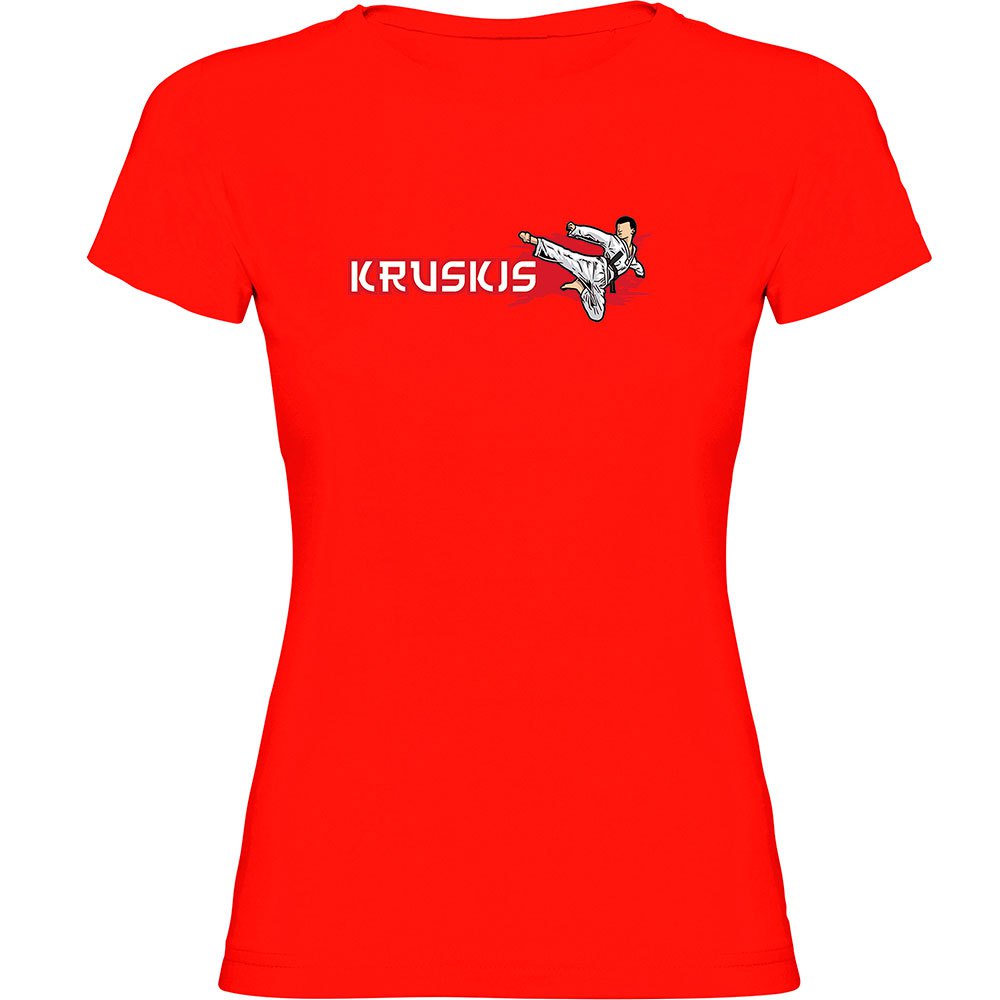 Kruskis Judo Short Sleeve T-shirt Rot S Frau von Kruskis