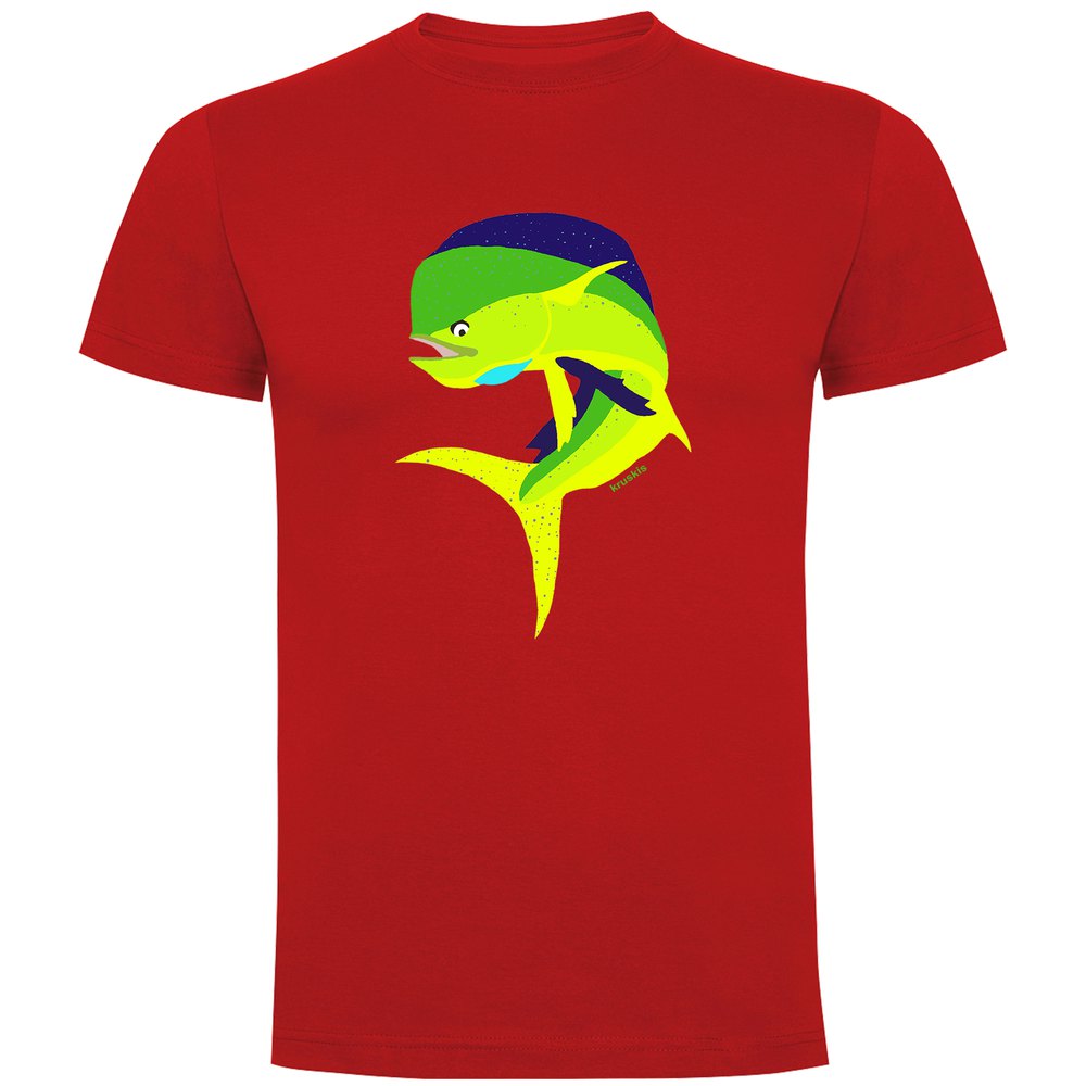Kruskis Jumping Dorado Short Sleeve T-shirt Rot S Mann Kruskis Jumping Dorado Short Sleeve T-shirt Rot S Mann von Kruskis
