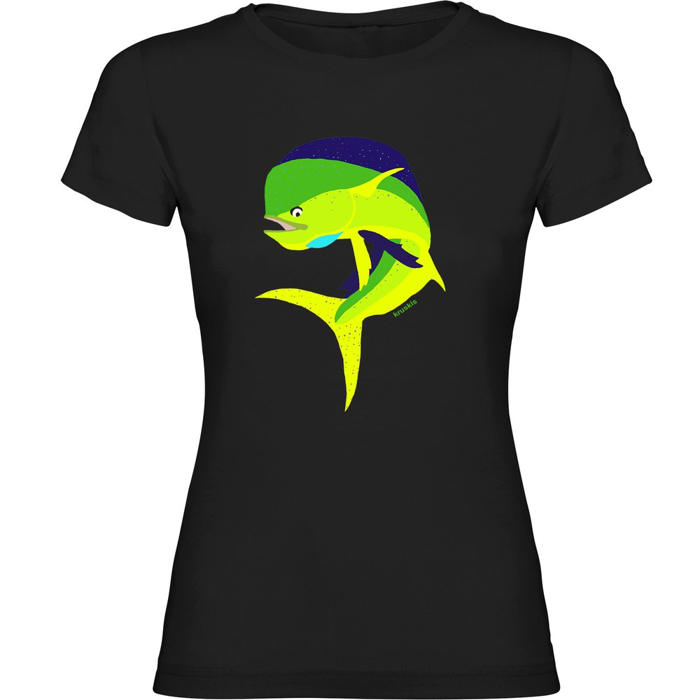 Kruskis Jumping Dorado Short Sleeve T-shirt Schwarz S Frau Kruskis Jumping Dorado Short Sleeve T-shirt Schwarz S Frau von Kruskis