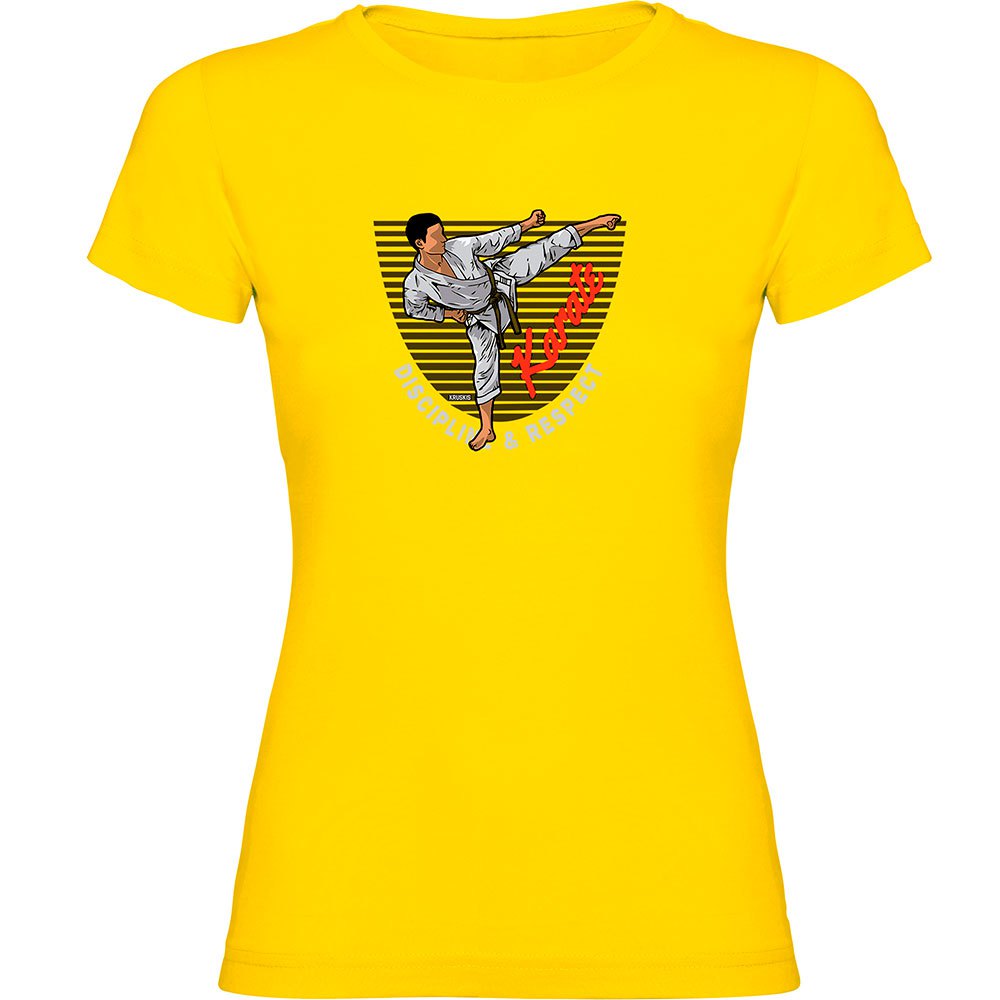 Kruskis Karate Short Sleeve T-shirt Gelb L Frau Kruskis Karate Short Sleeve T-shirt Gelb L Frau von Kruskis