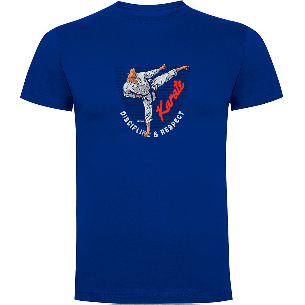 Kruskis Karate Short Sleeve T-shirt Blau L Mann von Kruskis