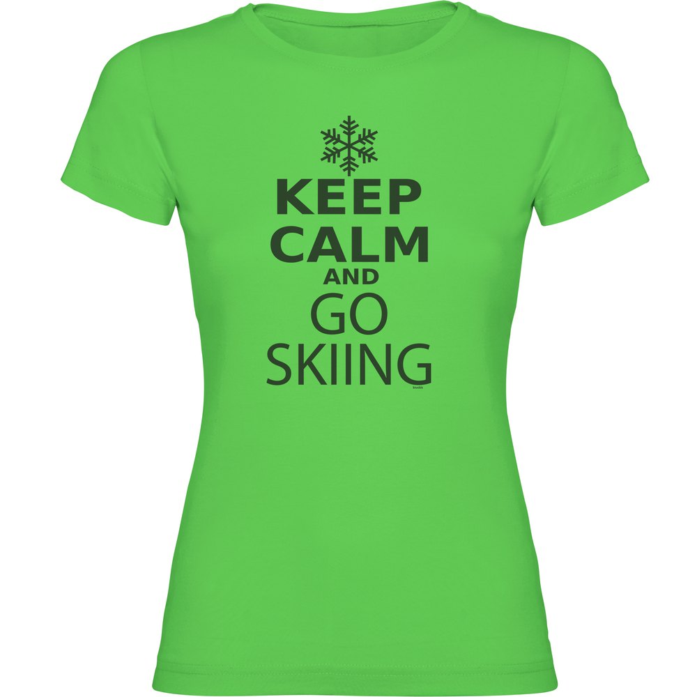 Kruskis Keep Calm And Go Skiing Short Sleeve T-shirt Grün M Frau Kruskis Keep Calm And Go Skiing Short Sleeve T-shirt Grün M Frau von Kruskis