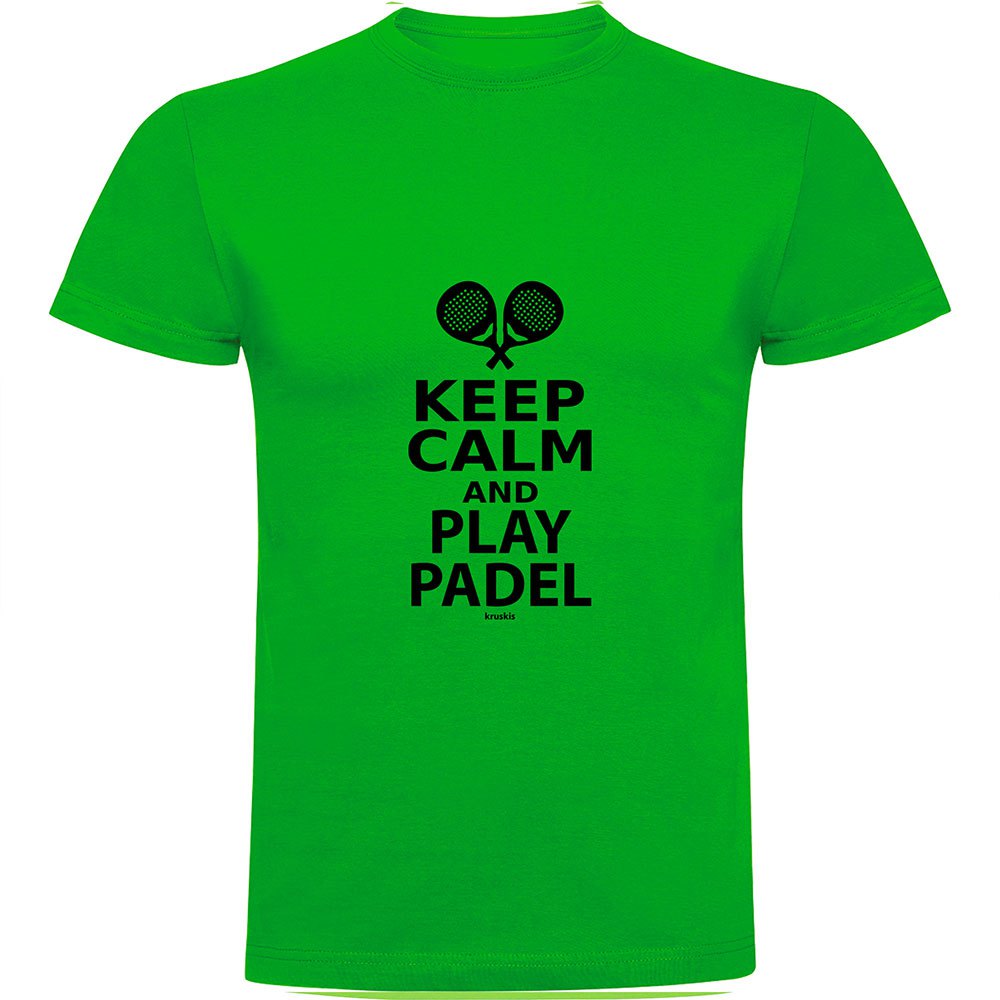 Kruskis Keep Calm And Play Padel Short Sleeve T-shirt Grün M Mann Kruskis Keep Calm And Play Padel Short Sleeve T-shirt Grün M Mann von Kruskis