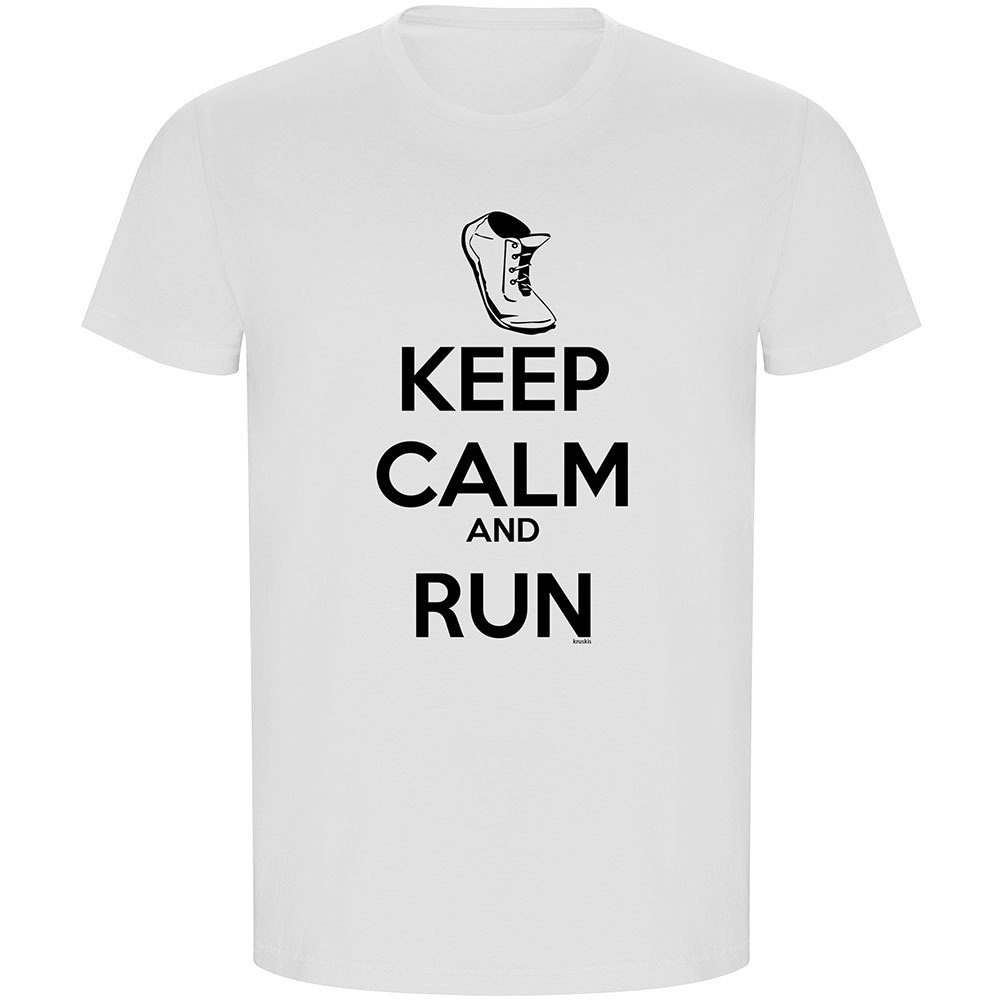 Kruskis Keep Calm And Run Eco Short Sleeve T-shirt Weiß S Mann Kruskis Keep Calm And Run Eco Short Sleeve T-shirt Weiß S Mann von Kruskis