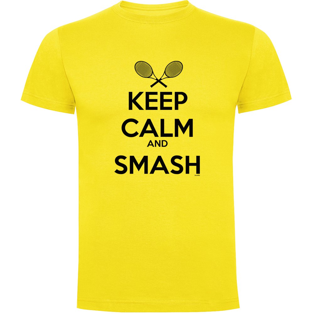 Kruskis Keep Calm And Smash Short Sleeve T-shirt Gelb 3XL Mann Kruskis Keep Calm And Smash Short Sleeve T-shirt Gelb 3XL Mann von Kruskis