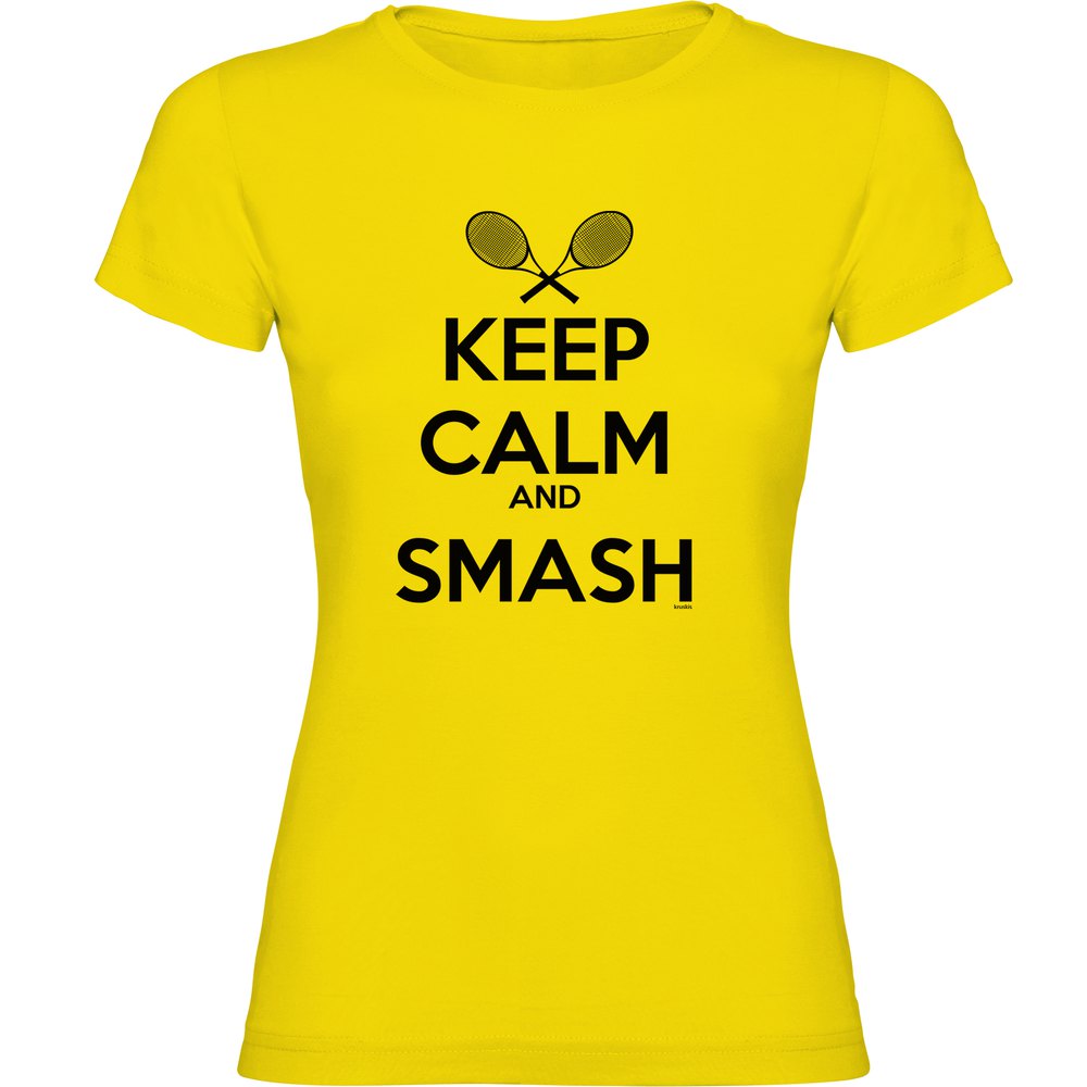 Kruskis Keep Calm And Smash Short Sleeve T-shirt Gelb L Frau Kruskis Keep Calm And Smash Short Sleeve T-shirt Gelb L Frau von Kruskis