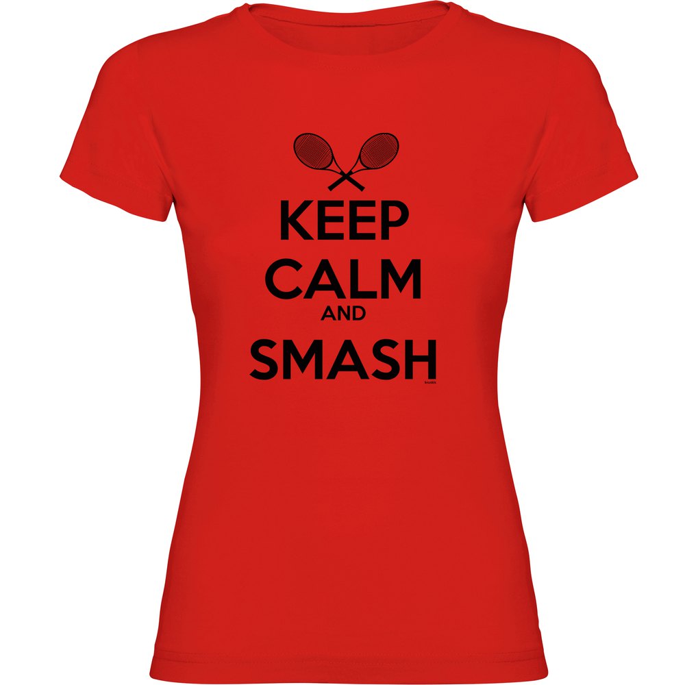 Kruskis Keep Calm And Smash Short Sleeve T-shirt Rot M Frau Kruskis Keep Calm And Smash Short Sleeve T-shirt Rot M Frau von Kruskis