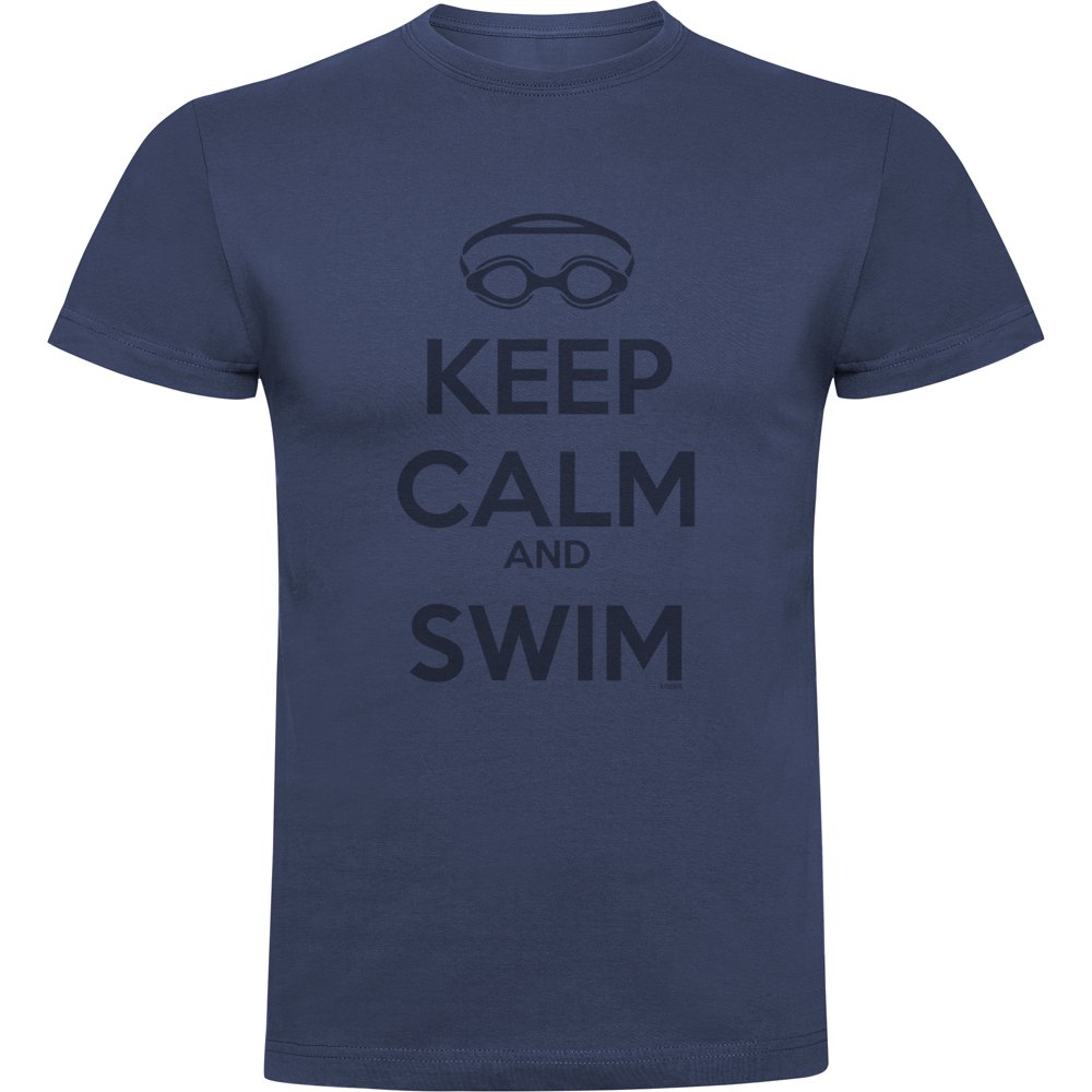 Kruskis Keep Calm And Swim Short Sleeve T-shirt Blau XL Mann Kruskis Keep Calm And Swim Short Sleeve T-shirt Blau XL Mann von Kruskis