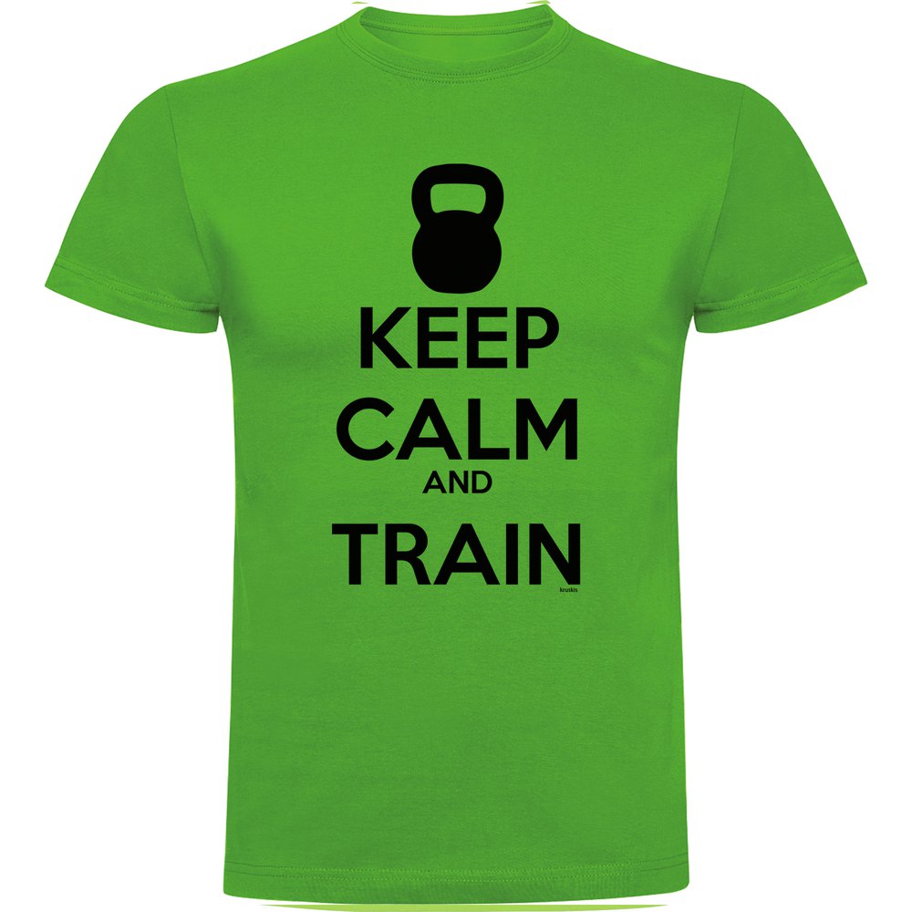Kruskis Keep Calm And Train Short Sleeve T-shirt Grün 3XL Mann Kruskis Keep Calm And Train Short Sleeve T-shirt Grün 3XL Mann von Kruskis