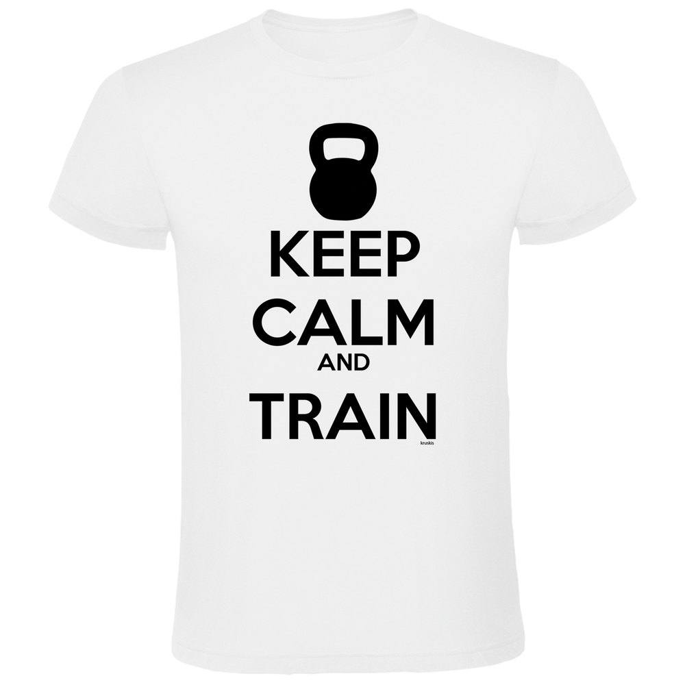 Kruskis Keep Calm And Train Short Sleeve T-shirt Weiß 2XL Mann Kruskis Keep Calm And Train Short Sleeve T-shirt Weiß 2XL Mann von Kruskis