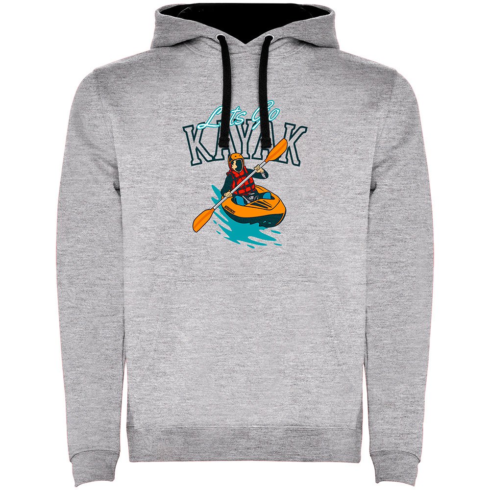 Kruskis Lets Go Bicolor Hoodie Grau S Mann von Kruskis