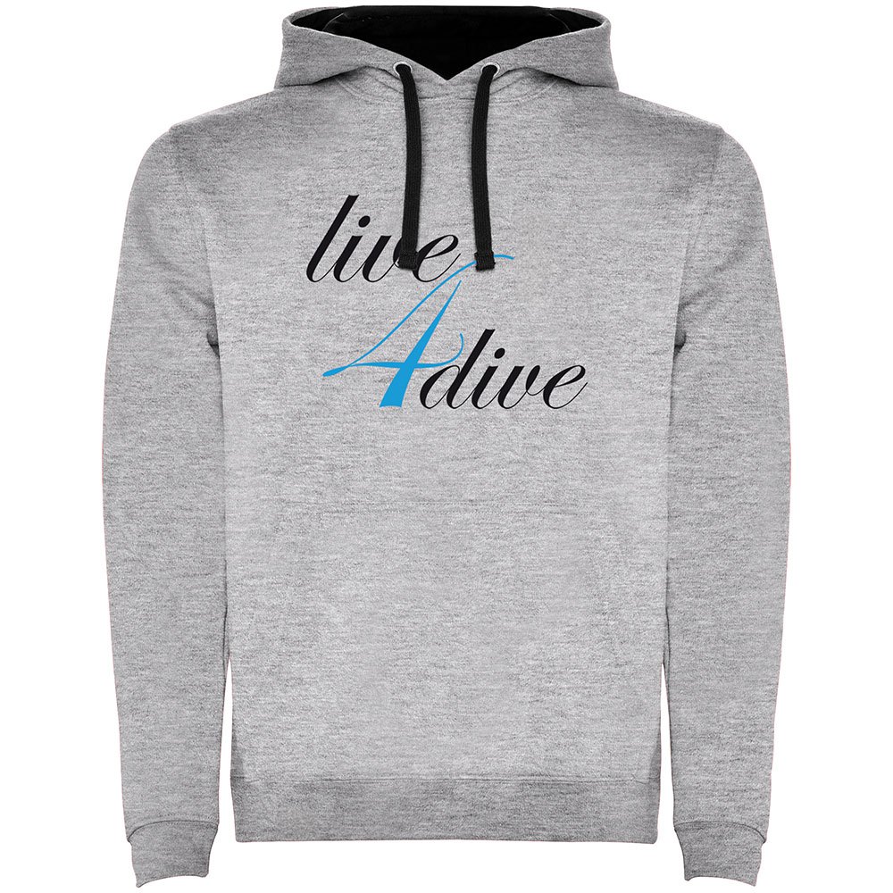 Kruskis Live 4 Dive Two-colour Hoodie Grau M Mann von Kruskis