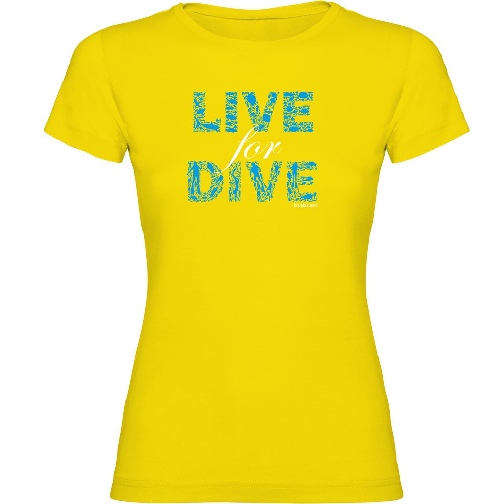 Kruskis Live For Dive Damen T-shirt Mit Kurzen Ärmeln von Kruskis