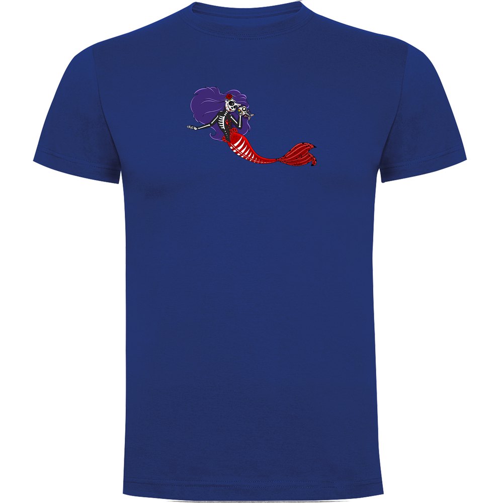 Kruskis Mexican Mermaid Short Sleeve T-shirt Blau 3XL Mann von Kruskis