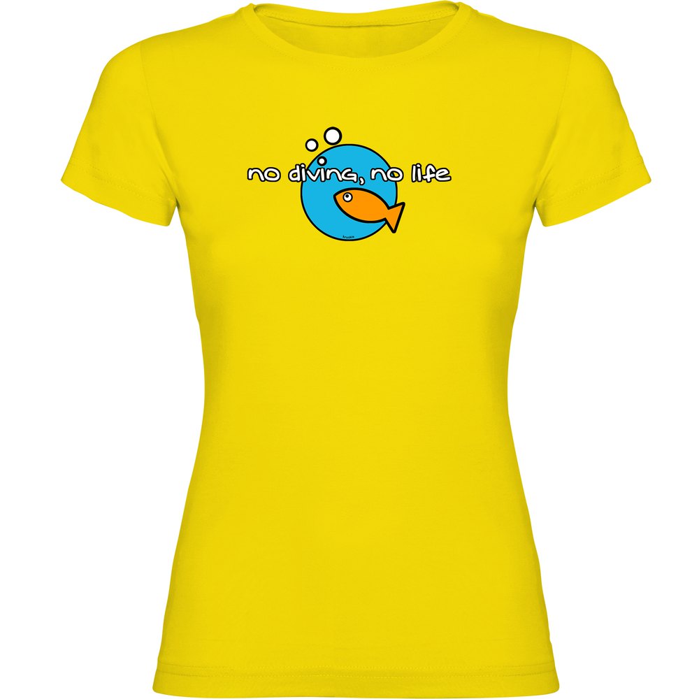 Kruskis No Diving No Life Kurzarm-t-shirt von Kruskis