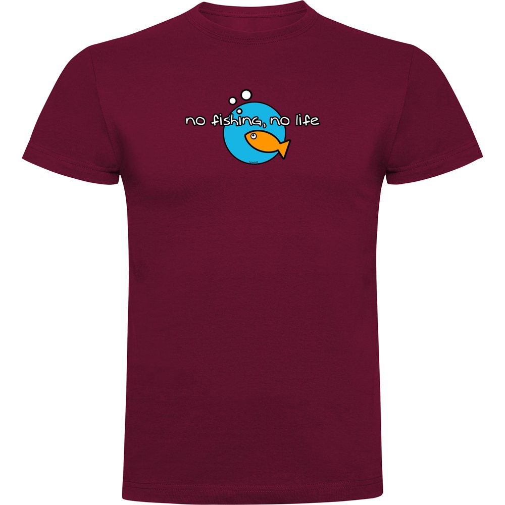 Kruskis No Fishing No Life Short Sleeve T-shirt Rot 2XL Mann Kruskis No Fishing No Life Short Sleeve T-shirt Rot 2XL Mann von Kruskis