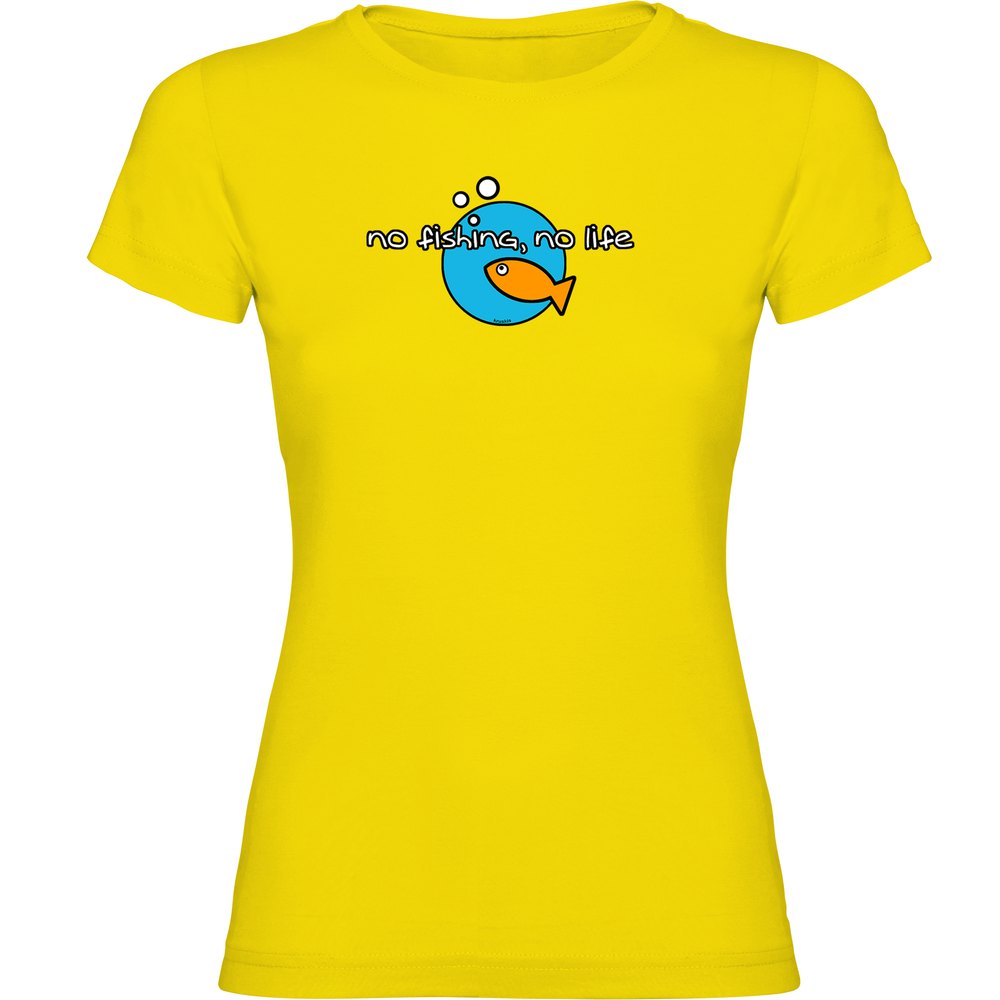 Kruskis No Fishing No Life Short Sleeve T-shirt Gelb L Frau Kruskis No Fishing No Life Short Sleeve T-shirt Gelb L Frau von Kruskis