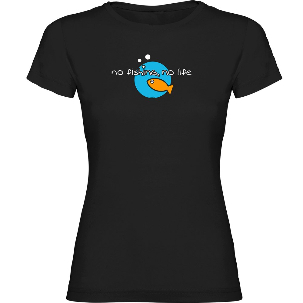 Kruskis No Fishing No Life Short Sleeve T-shirt Schwarz XL Frau Kruskis No Fishing No Life Short Sleeve T-shirt Schwarz XL Frau von Kruskis