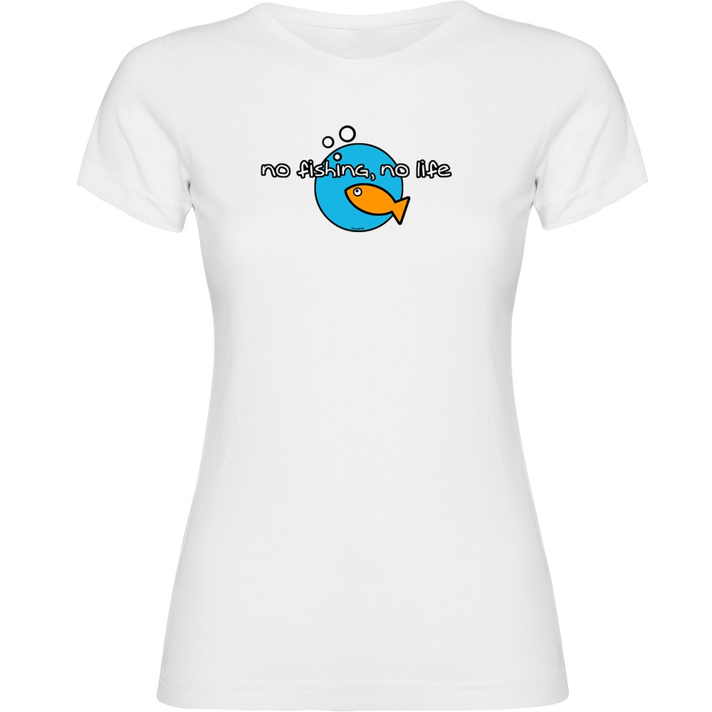 Kruskis No Fishing No Life Short Sleeve T-shirt Weiß XL Frau Kruskis No Fishing No Life Short Sleeve T-shirt Weiß XL Frau von Kruskis