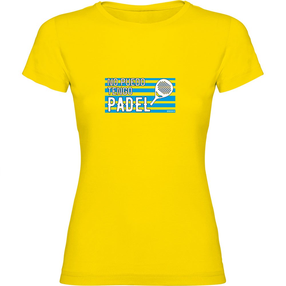 Kruskis No Puedo Tengo Padel Short Sleeve T-shirt Gelb XL Frau Kruskis No Puedo Tengo Padel Short Sleeve T-shirt Gelb XL Frau von Kruskis