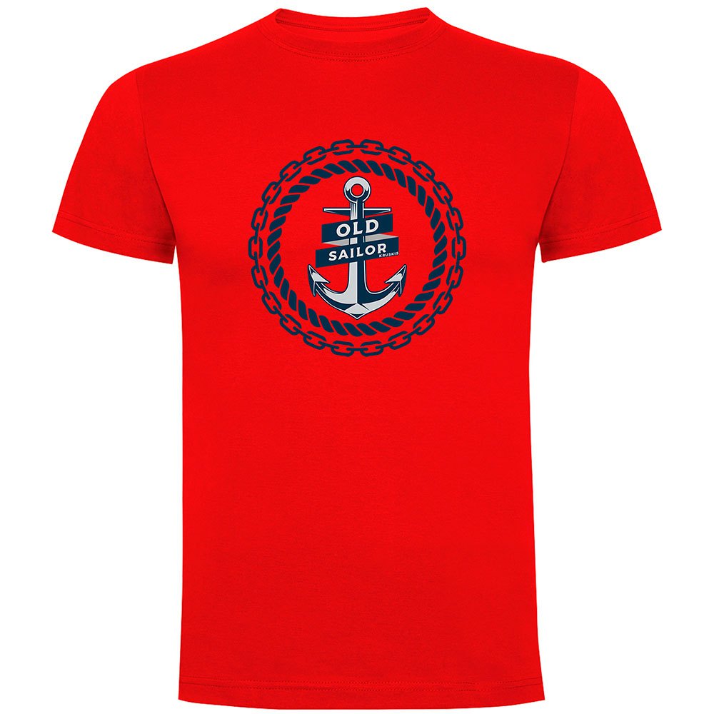 Kruskis Old Sailor Short Sleeve T-shirt Rot L Mann von Kruskis