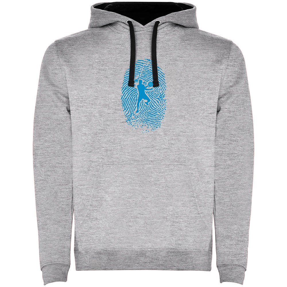 Kruskis Padel Fingerprint Bicolor Hoodie Grau L Mann von Kruskis