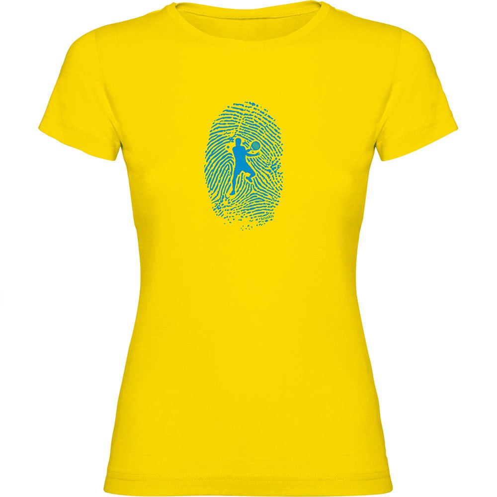 Kruskis Padel Fingerprint Short Sleeve T-shirt Gelb S Frau Kruskis Padel Fingerprint Short Sleeve T-shirt Gelb S Frau von Kruskis