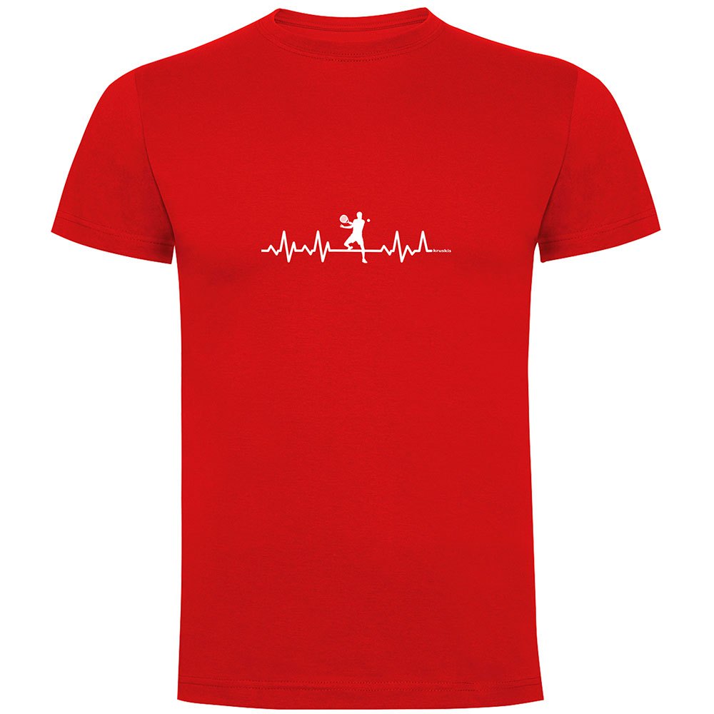 Kruskis Padel Heartbeat Short Sleeve T-shirt Rot M Mann Kruskis Padel Heartbeat Short Sleeve T-shirt Rot M Mann von Kruskis