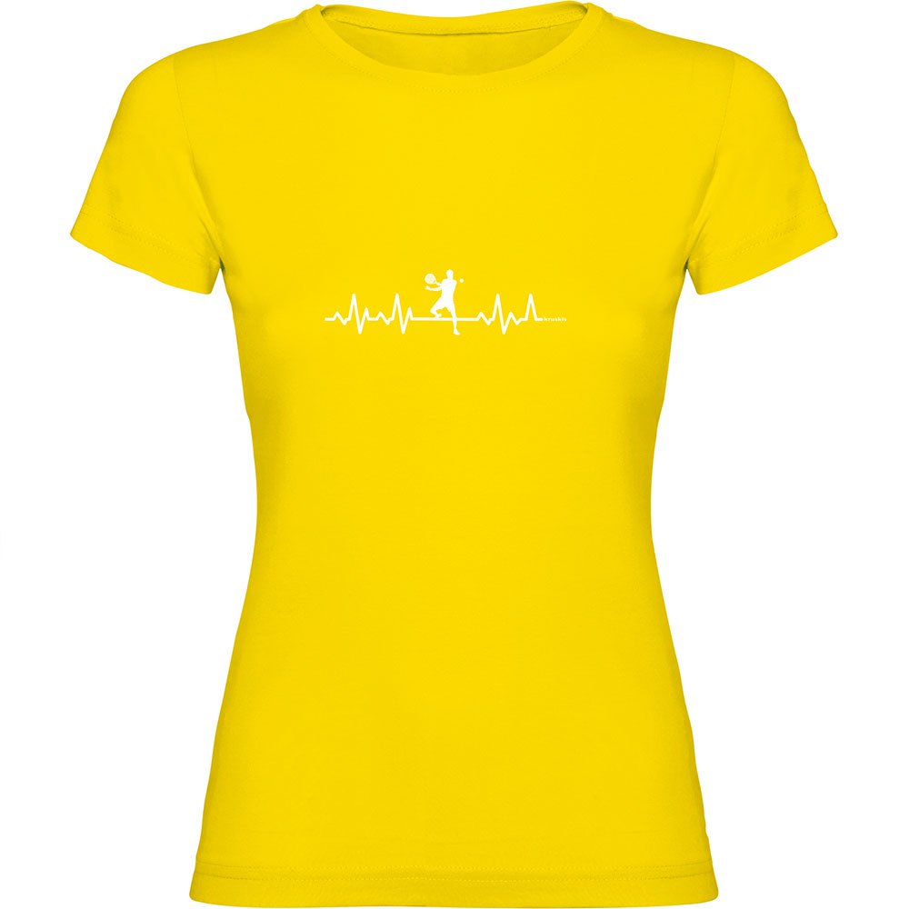 Kruskis Padel Heartbeat Short Sleeve T-shirt Gelb S Frau Kruskis Padel Heartbeat Short Sleeve T-shirt Gelb S Frau von Kruskis